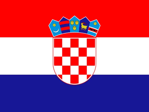 Flagge von Kroatien