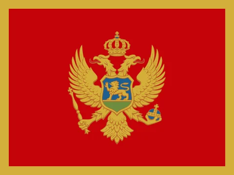 Flagge von Montenegro